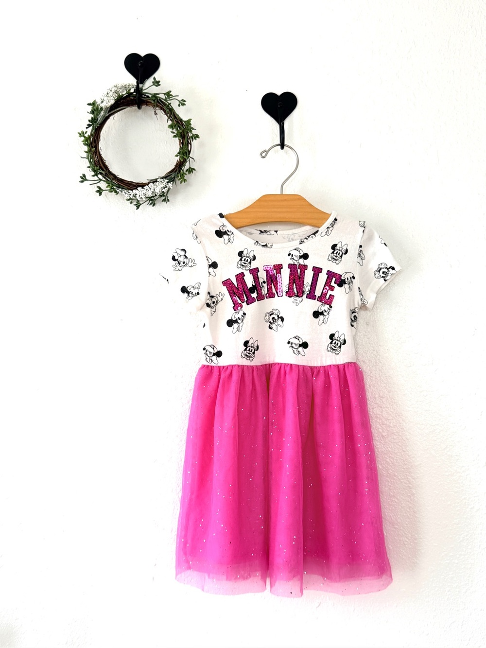 Jumping Beans Disney Limited Edition Minnie Mouse Dress 2T Pink Tulle